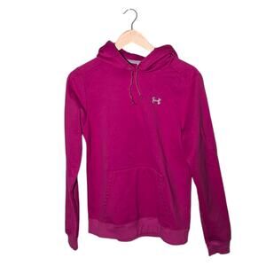 Under Armour UA Hot Pink Pullover Hoodie Women's Medium